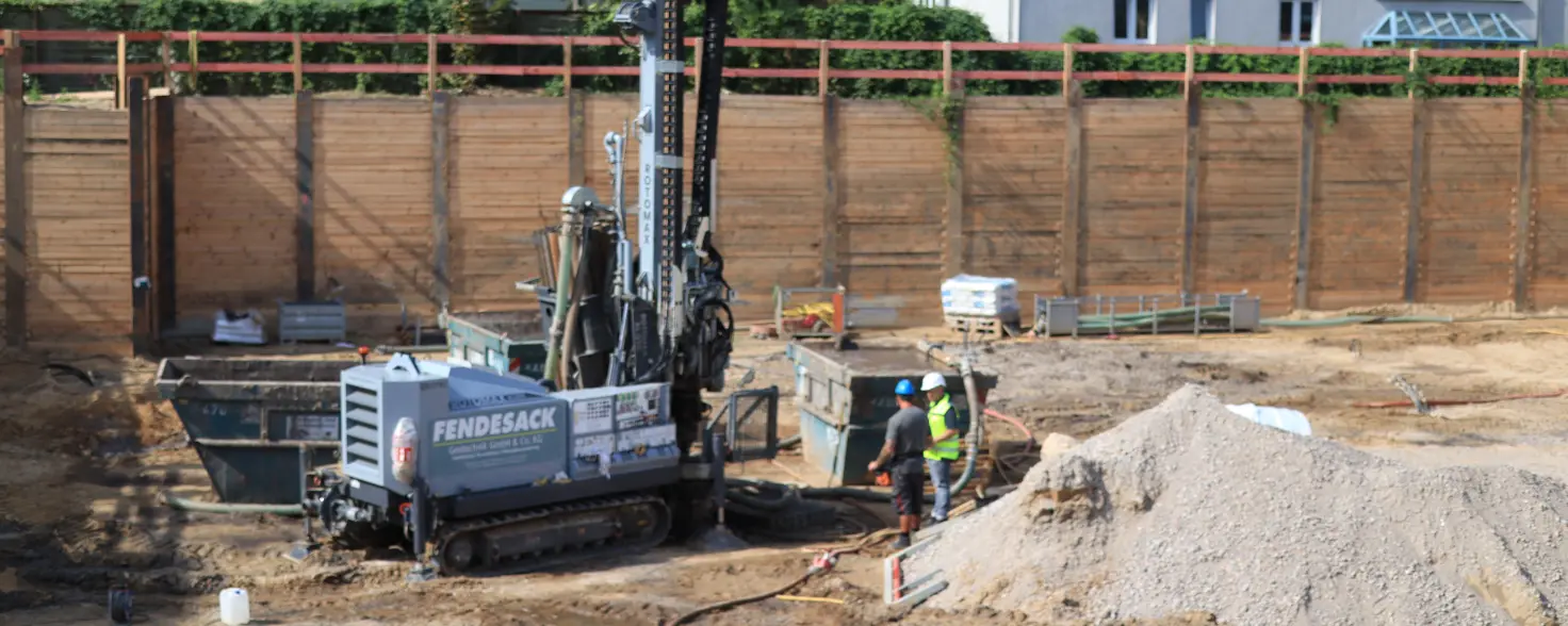 Baustelle des Neubauprojekts Karllotta in Berlin-Steglitz.