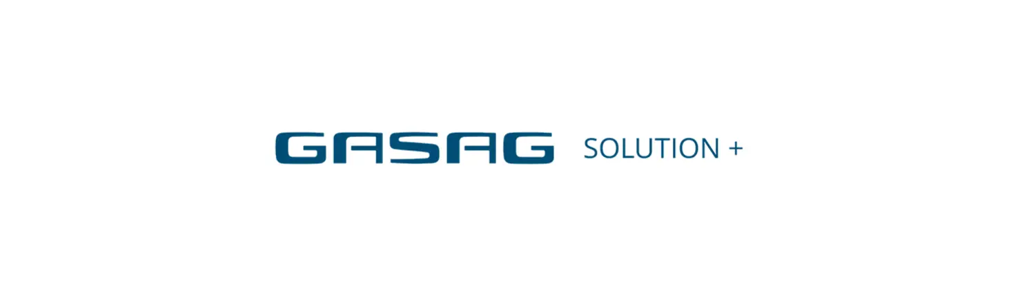 Logo mit Schriftzug GASAG Solution Plus