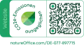 Logo zum Nachweis der CO2-Kompensation für die Website